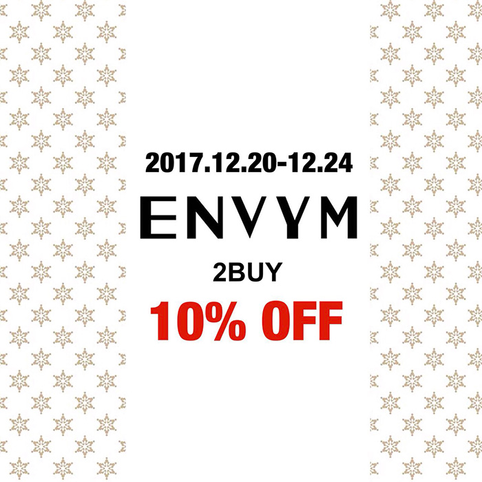 ENVYM福岡パルコ店　12/20〜12/24 X'mas FAIR
